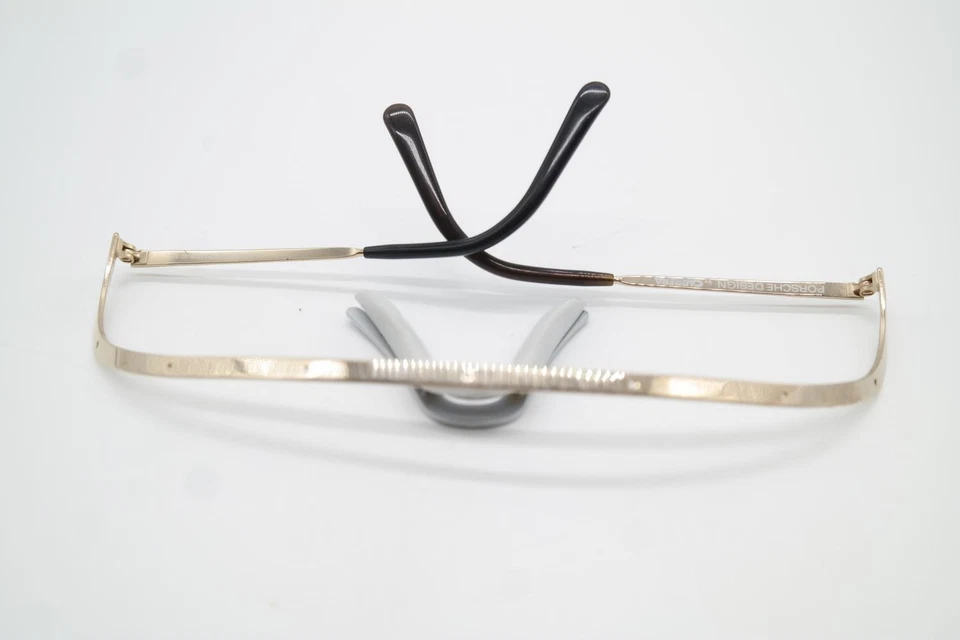 Orig. Marco soporte Porsche Design ba Carrera 5620 con puente nasal Gold Glasses NOS Foto 2 de 2