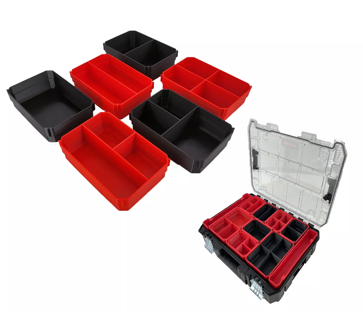 Craftsman Bin System 30-compartment Plastic Small Parts Organizer Tool for  sale online