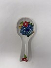 Pioneer Woman Dazzling Dahlias Floral Blue White Melamine Spoon Rest Flowers
