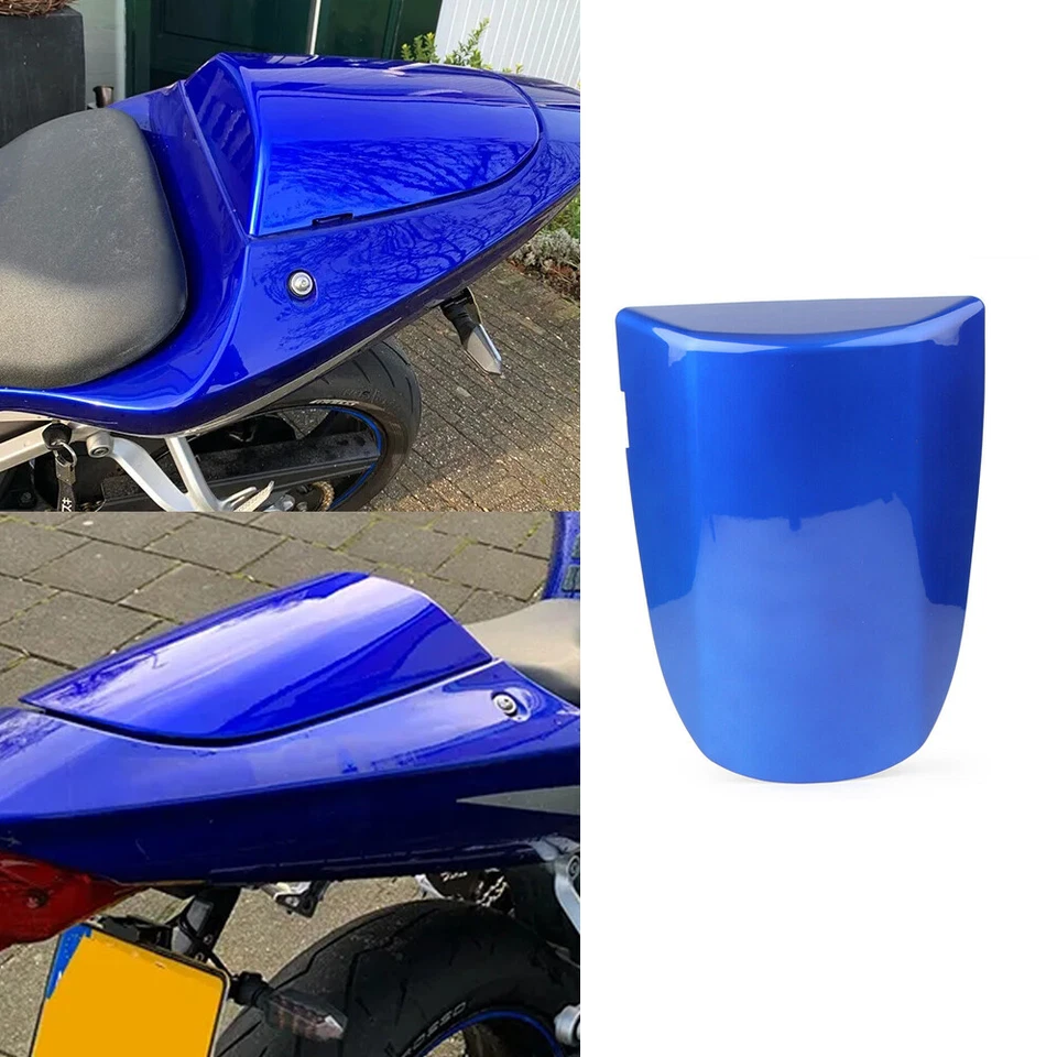 Cubierta trasera asiento ABS azul brillante para Suzuki GSXR 600 750 2001 2002 2003 Foto 4 de 4