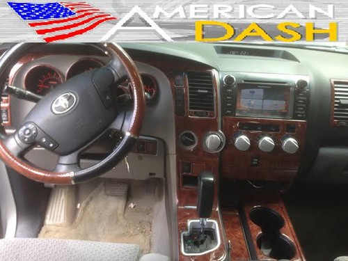INTERIOR WOOD DASH TRIM KIT FITS TOYOTA SEQUOIA SR-5 LIMITED 2012 2013 2014 2015 - Bild 2 von 6