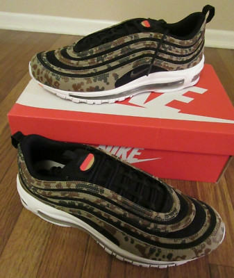 Nike Air Max 97 Premium QS Size 11.5 Bamboo Black Khaki AJ2614 204 Germany NIB 