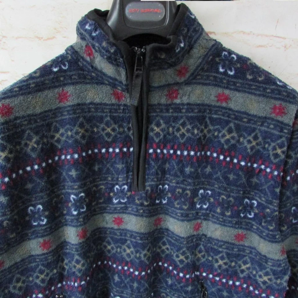 WOMENS CRAZY 90'S FULL ZIP FLEECE UK SIZE 6/8 NC06651] - Image 2 of 4