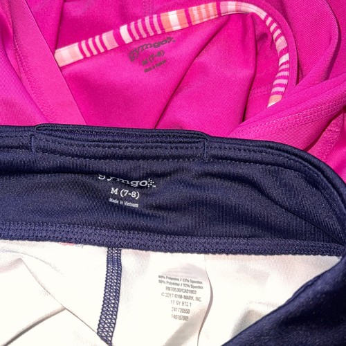 GymGo Gymboree Girls Jacket & Capri Pants Fitness Set 7/8 Medium - Picture 3 of 3