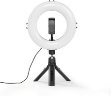 HAMA SpotLight Smart 80 II LED-Ringleuchten-Set Ringlicht Handy-Halterung - NEU