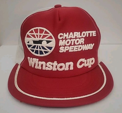Vintage Charlotte Motor Speedway Winston Cup Snapback Mütze Cap