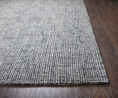 Rizzy Home Brindleton Black/Ivory Tweed 3' x 5' Rug - Picture 3 of 5