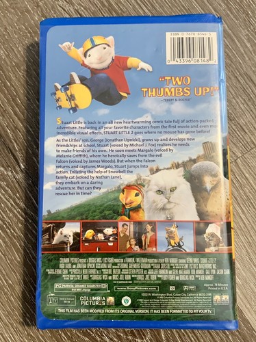 Vintage Stuart Little 2 VHS 2002 Clamshell Movie Walt Disney  - Picture 3 of 10