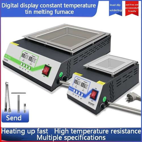 Zinn Ofen Tauch Lötmaschine Thermostat einstellbare Temperatur Rechteck - Bild 1 von 20