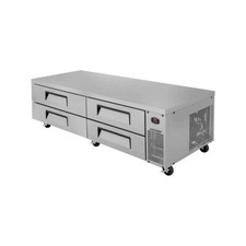 Turbo Air TCBE-82SDR-N 83" 4 Drawers Refrigerated Chef Base, Flat Top, 16 cu....