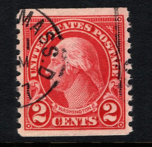 Bobina Washington OPC 1923 EE. UU. 2c Sc#599 usada en muy buen estado 46976 - Imagen 1 de 2