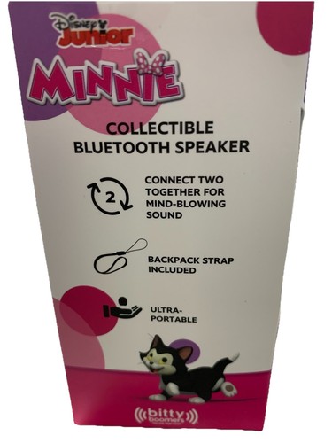 Bitty Boomer Disney Minnie Mouse Mini Bluetooth Lautsprecher mit Gurt & Selfie Fernbedienung - Bild 4 von 9