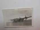 WW2 Photo Military Aircraft Skull Cross Bones Nose Cone Art B-24 Tripani WWII