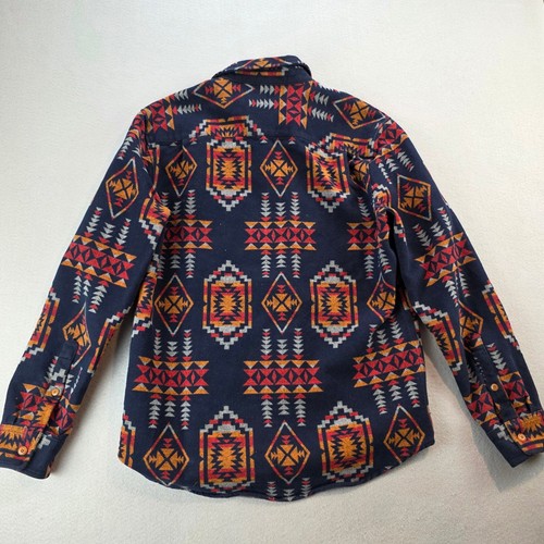 Lucky Brand Classic Fit Humbolt Shirt Aztec Southwestern Chore Shirt Shacket Md - Picture 5 of 13