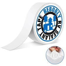 RV Roof Tape Waterproof,2 Inch X 50 Foot Leak Repair Sealant Tape,UV  White