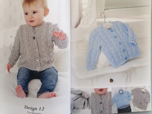 BABY BOOK 2, Knitting Patterns, 12 Sets, 40 Items, Prem-2yrs - KING COLE 52pg - Picture 13 of 13