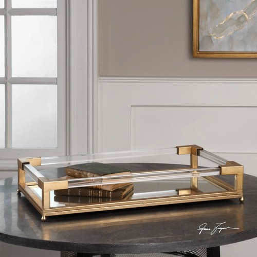 Balcanes - Bandeja Espejada 24.25 pulgadas Accesorios Uttermost 18706 - Imagen 2 de 8