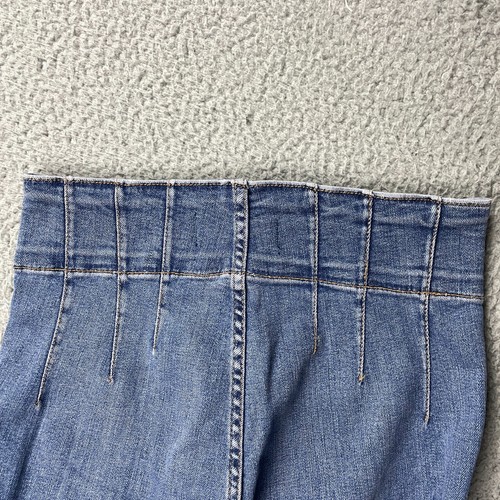 Free People Jayde Flare Jeans Womens 27 Blue High Rise Boho We The Free - Picture 6 of 13