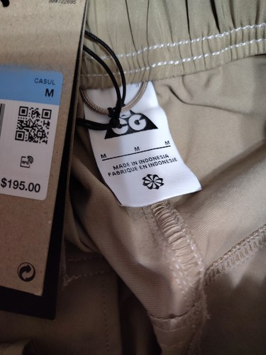 Nike ACG Smith Summit Cargo Khaki Pants Men's Medium FN0428-247 - Imagen 21 de 22