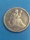 1837 P Seated Liberty Silver Dime- Large Date