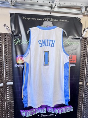 RARE Authentic adidas J.R. Smith #1 Denver Nuggets NBA Basketball Jersey JR VTG