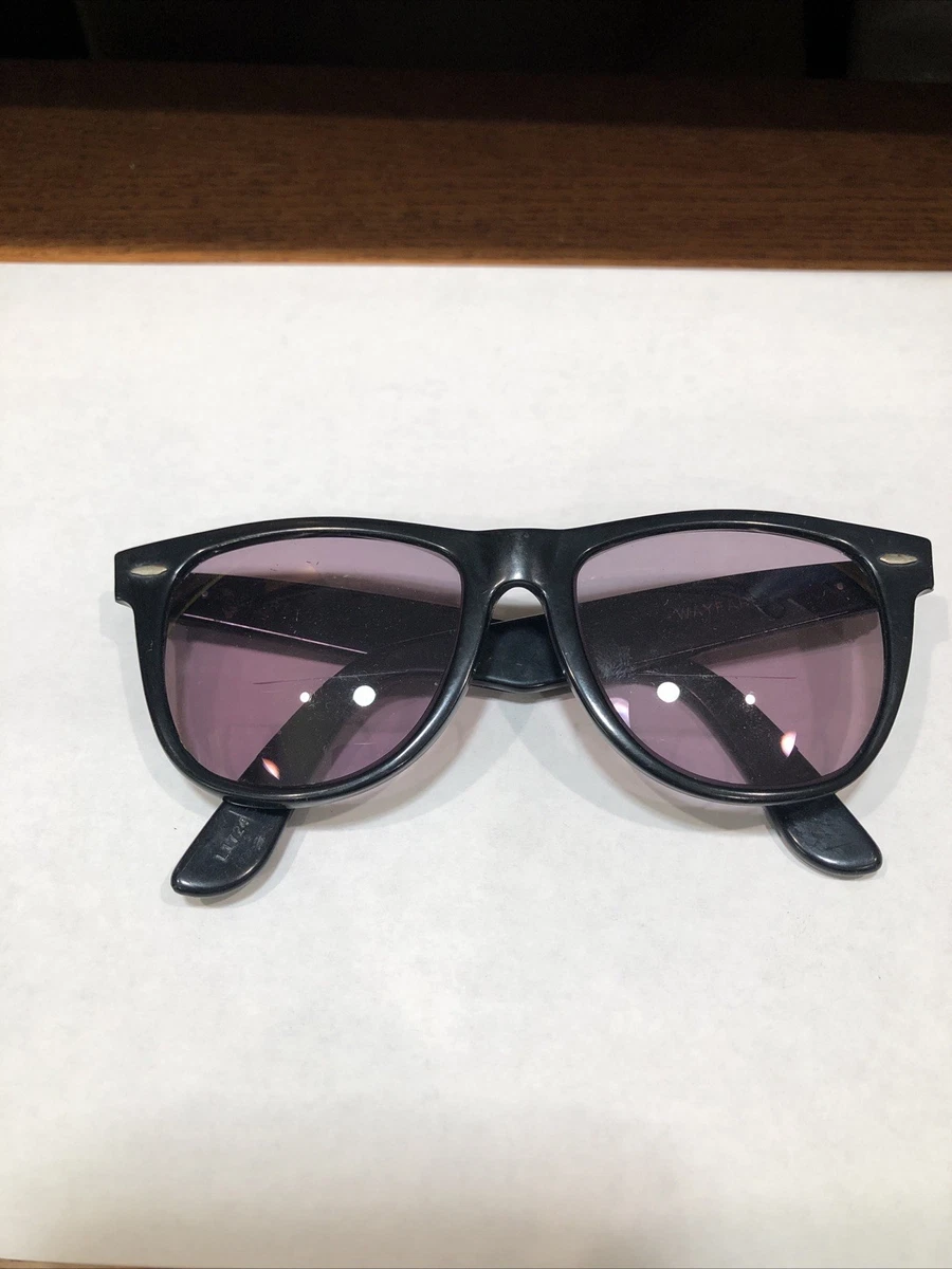 Vintage Blues Brothers Ray Ban Wayfarer II Sunglasses Black Frames