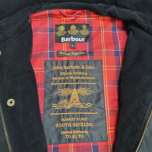 Barbour X Tokihito Yoshida Motorrad Shirt Jacke Tokito Schwarz Größe L Selten - Bild 5 von 11