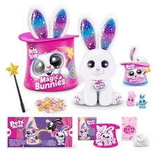 Pets Alive Magic Bunnies Candy Plush Unboxing Surprise Interactive Magic Toy New