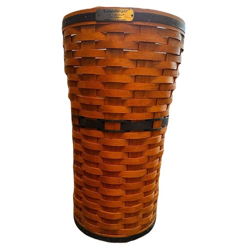 Longaberger J.W Collection 1994 Edition Umbrella Basket W/ Plastic Protector - Picture 1 of 4