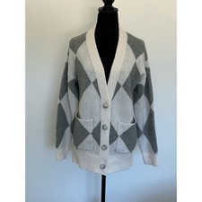 Abercrombie Fitch Collection, Rhombus Cardigan, Oversized Fit Size XS