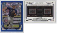 2014 Bowman Chrome Blue Refractor /250 Ben Zobrist #79
