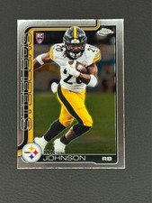 2025 - 26 KALEB JOHNSON TOPPS CHROME ROOKIE #323 PIT STEELERS