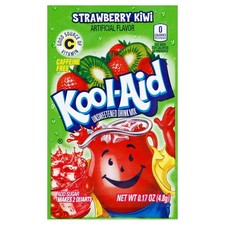 12x Kool-Aid Packets Strawberry Kiwi .17oz Drink Mixes New Fresh Stock