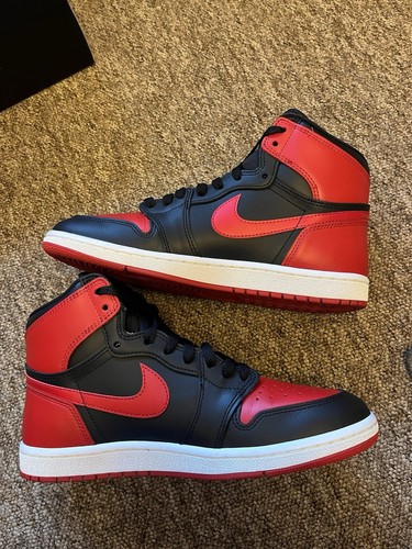 Air Jordan 1 High 85 Bred 2025 UK Size 9 - Picture 5 of 8