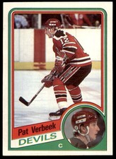 1984-85 Topps Pat Verbeek New Jersey Devils #90