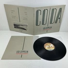 Led Zeppelin Coda Vinyl LP Record EX/EX 1982 Embossed Sleeve 1A 1B Album Inner