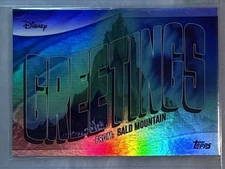 2025 Topps Disney Wonder Greetings From Bald Mountain Foil Card-#GF-5 Fantasia