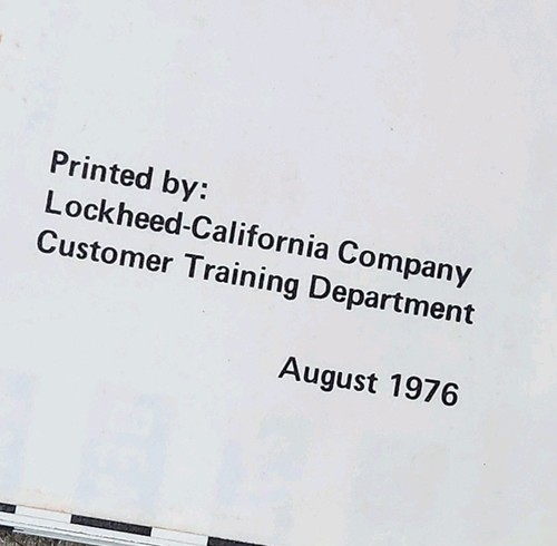 TWA 1976 L-1011 Servicing Training Handbook Book Manual Airline Plane Vintage - Bild 6 von 7