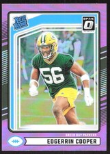 9325G 2024 Donruss #325 Edgerrin Cooper Optic Rated Rookies Preview Pink