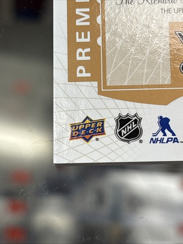 Jake Allen 2017-18 Premier Mega Patch Chest Logos S/N 09/20 Blues - Picture 7 of 10