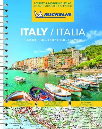 Michelin Italy - Tourist and Motoring Atlas (A4-Spiral) (Spiral Bound) - Bild 1 von 1
