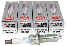 Set of 4 NGK 96509 ILZKAR7E11S Laser Iridium Spark Plugs
