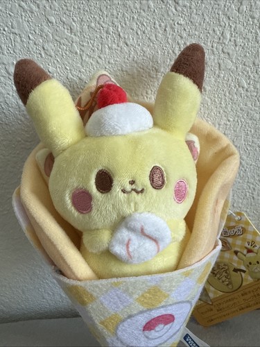 Pokemon Center Japan Exclusive Plush Kurukuru Crepe Pikachu. US SELLER - Picture 2 of 6