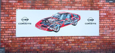 Chevrolet Corvette C4 CUTAWAY large   PVC BANNER