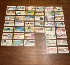 Milwaukee Transport Bus Pass Ticket Lot of 41 - 1935 1939 years Great Condition