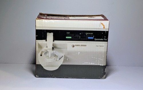 NEW Vintage 1988 Black & Decker Spacemaker Plus PEC90 Can Opener/Knife Sharpener - Picture 2 of 7