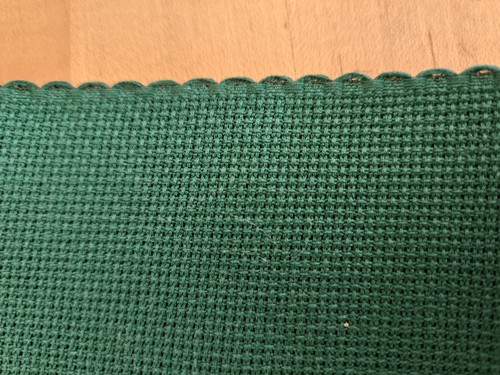 Zweigart STITCHBAND 16 Kt Kreuzstich Stoff 6,5"x 16" KELLY GRÜN - Bild 3 von 3