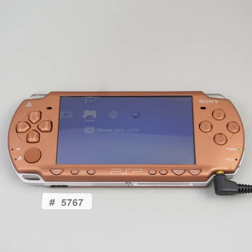 Rare Sony PSP-2000 Console Only Matte Bronze Region Free (NO BATTERY) #5767