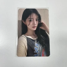 Eyelet kim minjoo Super Realme Magnetic Blue Dream Square Lucky Draw Photocard