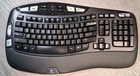 Logitech Wave K350 Unifying Wireless Keyboard TESTED (No Dongle) MINT Condition